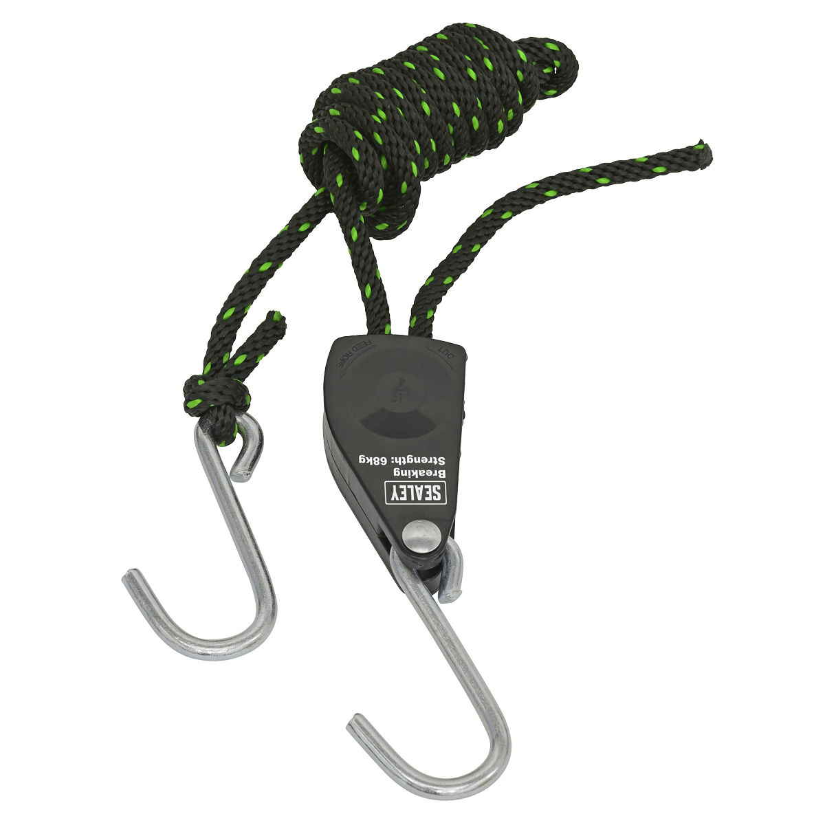 Ratchet Parts Hanger/Tie Down with S-Shaped Hooks 2m - Pack