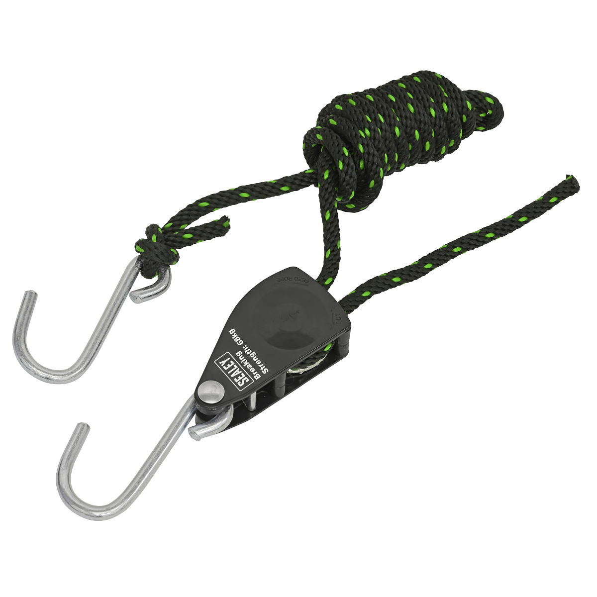 Ratchet Parts Hanger/Tie Down with S-Shaped Hooks 2m - Pack