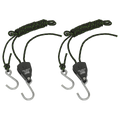 Ratchet Parts Hanger/Tie Down with S-Shaped Hooks 2m - Pack