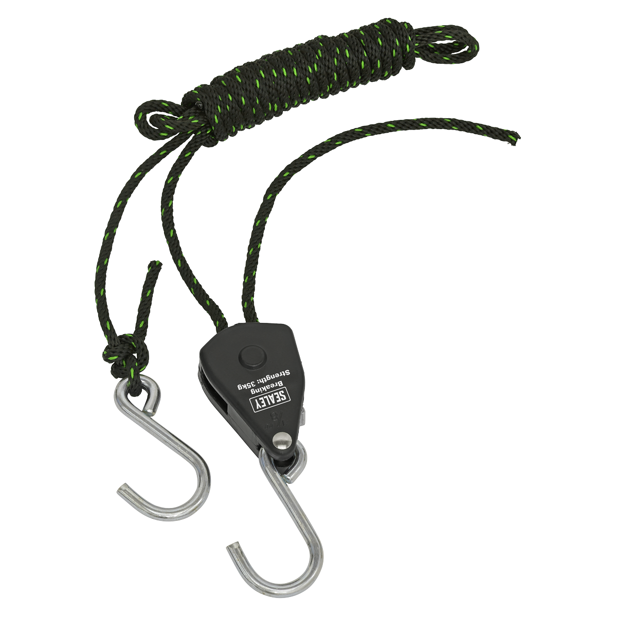 Ratchet Parts Hanger/Tie Down with S-Shaped Hooks 2m - Pack