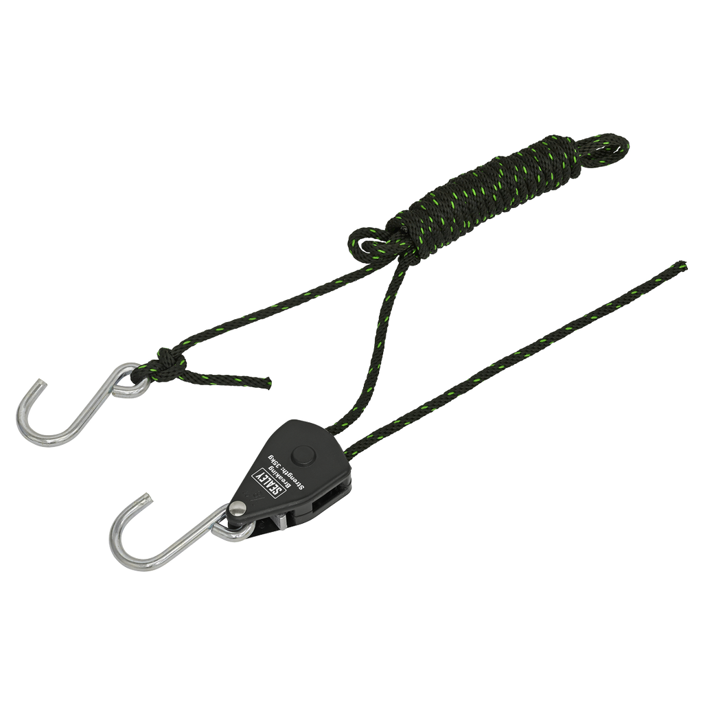 Ratchet Parts Hanger/Tie Down with S-Shaped Hooks 2m - Pack