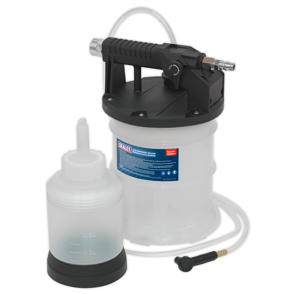 Workshop Vacuum Brake & Clutch Bleeder 2L