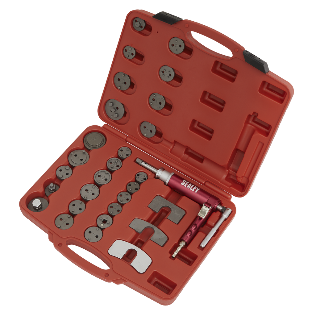 Air Operated Brake Piston Wind-Back Tool Kit 29pc
