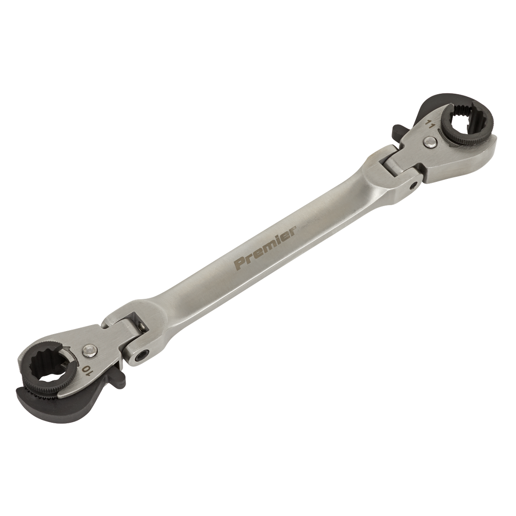 Premier Ratcheting Brake Pipe Spanner 10 x 11mm