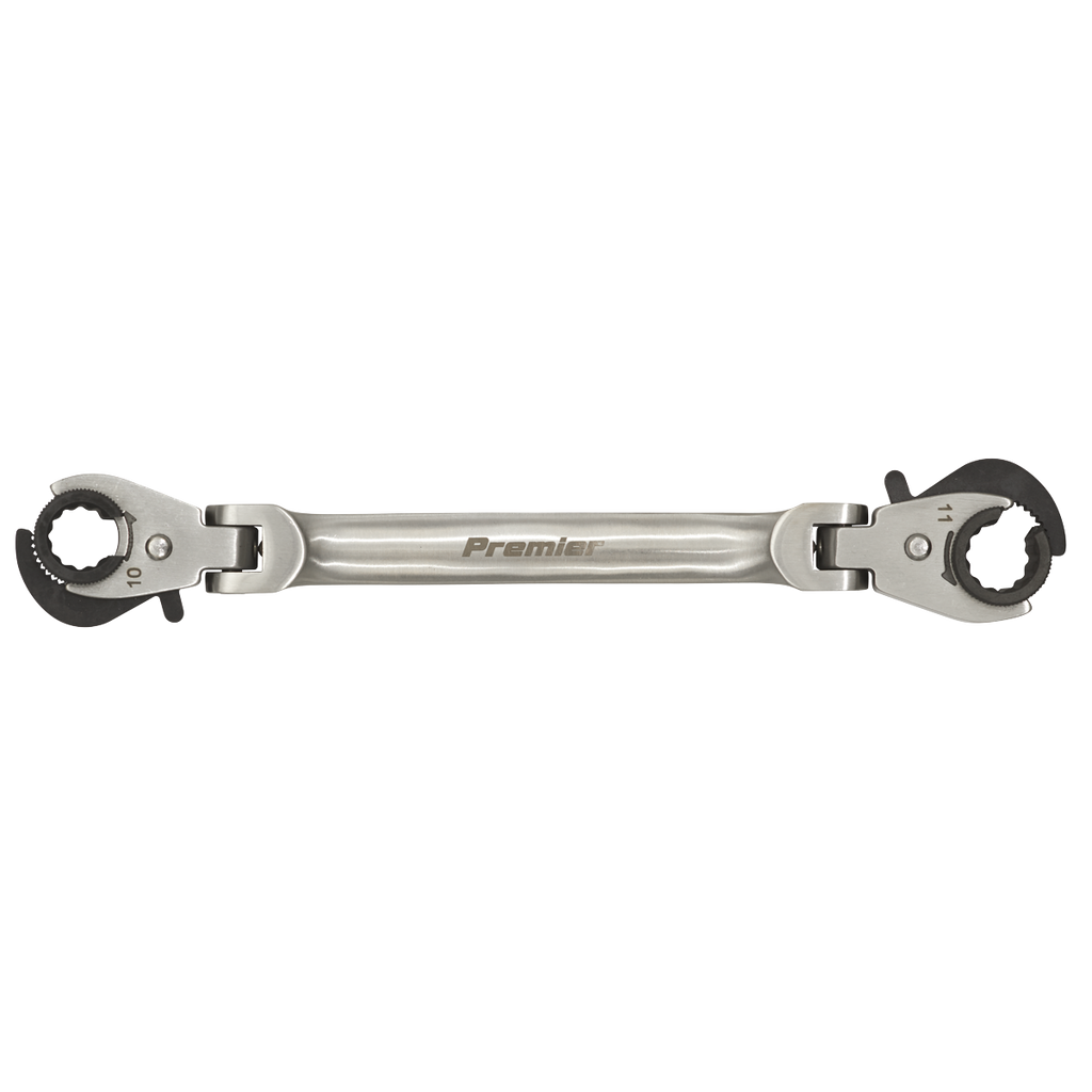 Premier Ratcheting Brake Pipe Spanner 10 x 11mm