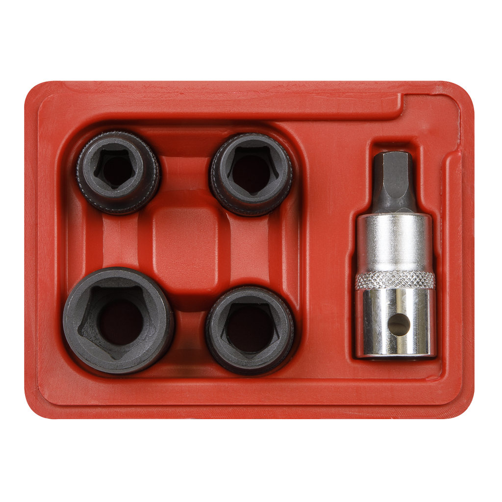 Brake Caliper Socket Set 1/2"Sq Drive 5pc