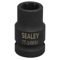 Brake Caliper Socket 1/2"Sq Drive 14mm 7-Point
