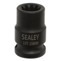 Brake Caliper Socket 1/2"Sq Drive 15mm 10-Point