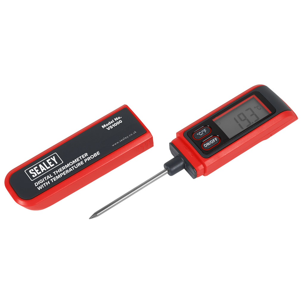Digital Thermometer with Temperature Probe