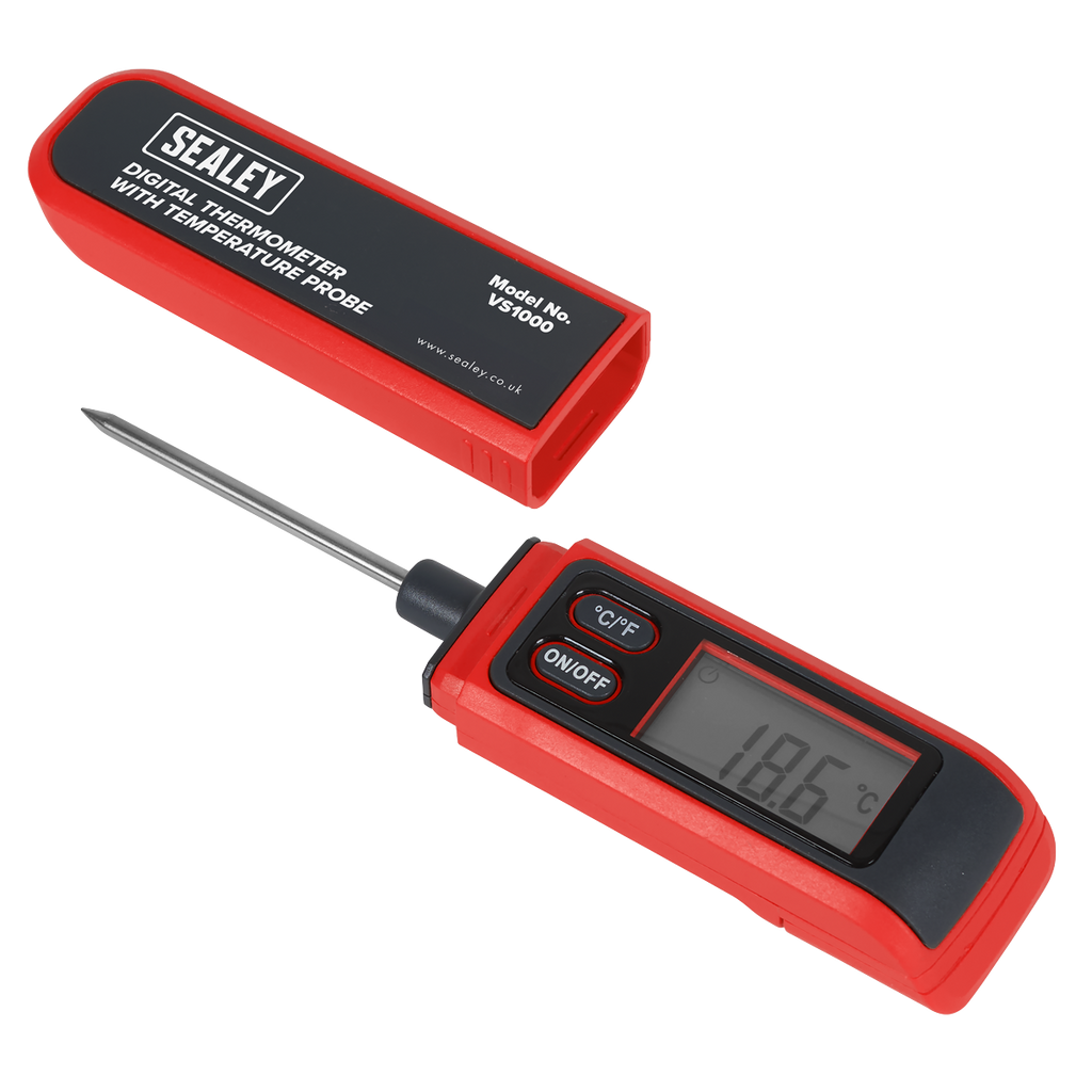 Digital Thermometer with Temperature Probe