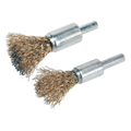 Decarbonising Crimped Wire Brush Set 2pc
