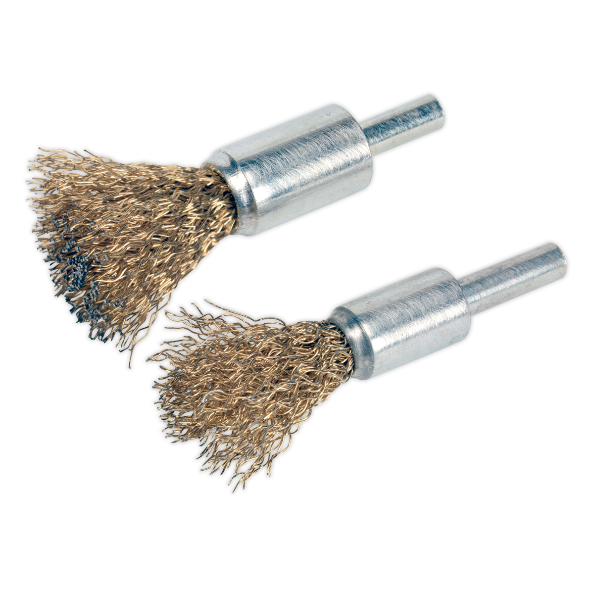 Decarbonising Crimped Wire Brush Set 2pc
