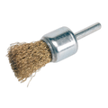 Flat Top Crimped Wire Decarbonising Brush 25mm