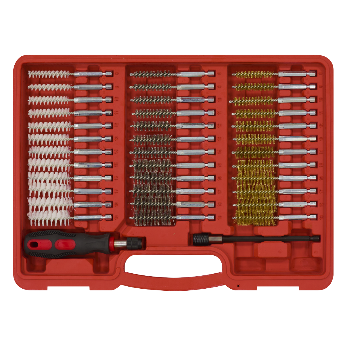 Injector Bore Cleaning Brush Set 38pc