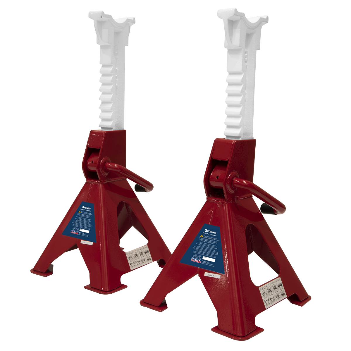 Ratchet Type Axle Stands (Pair) 3 Tonne Capacity per Stand