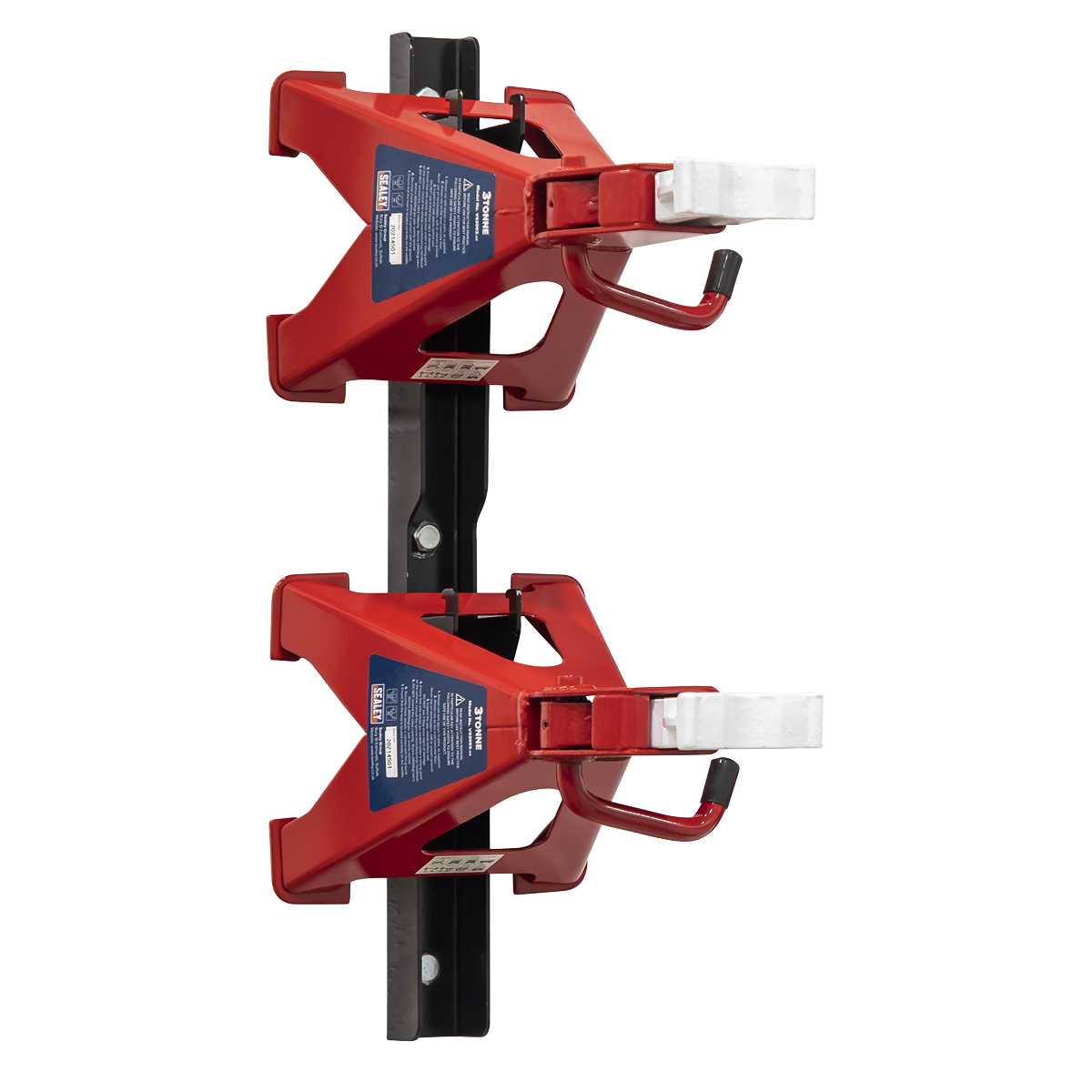 Ratchet Type Axle Stands & Storage Rack Combo, 3 Tonne, Red (VS2003COMBO)