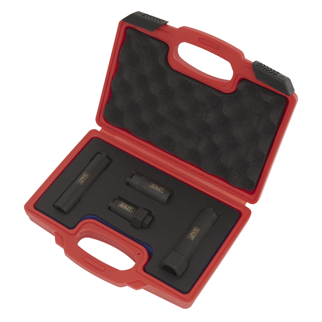 Diesel Injector Socket Set for Commercial Vehicles 4pc