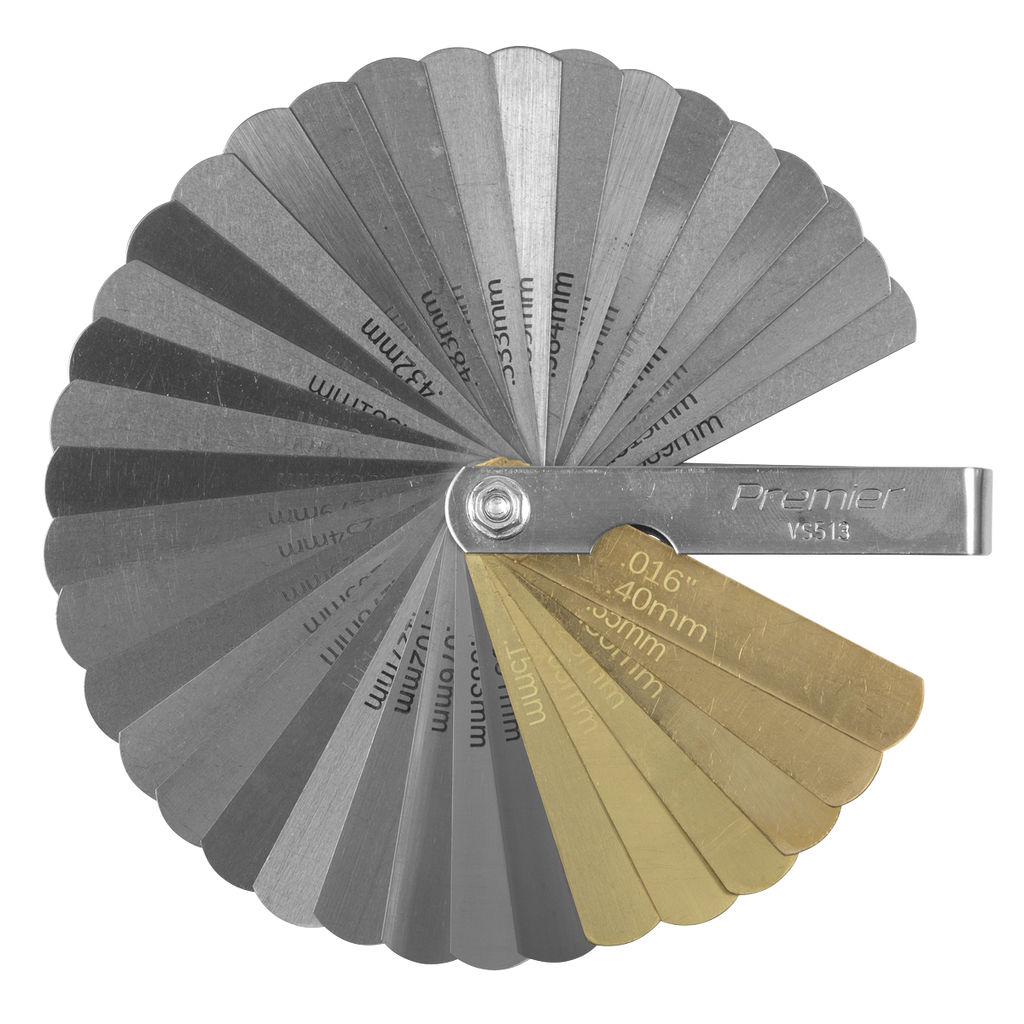 Premier Combination Steel/Brass Dual Marked Feeler Gauge 36