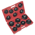 Oil Filter Cap Wrench Set 15pc