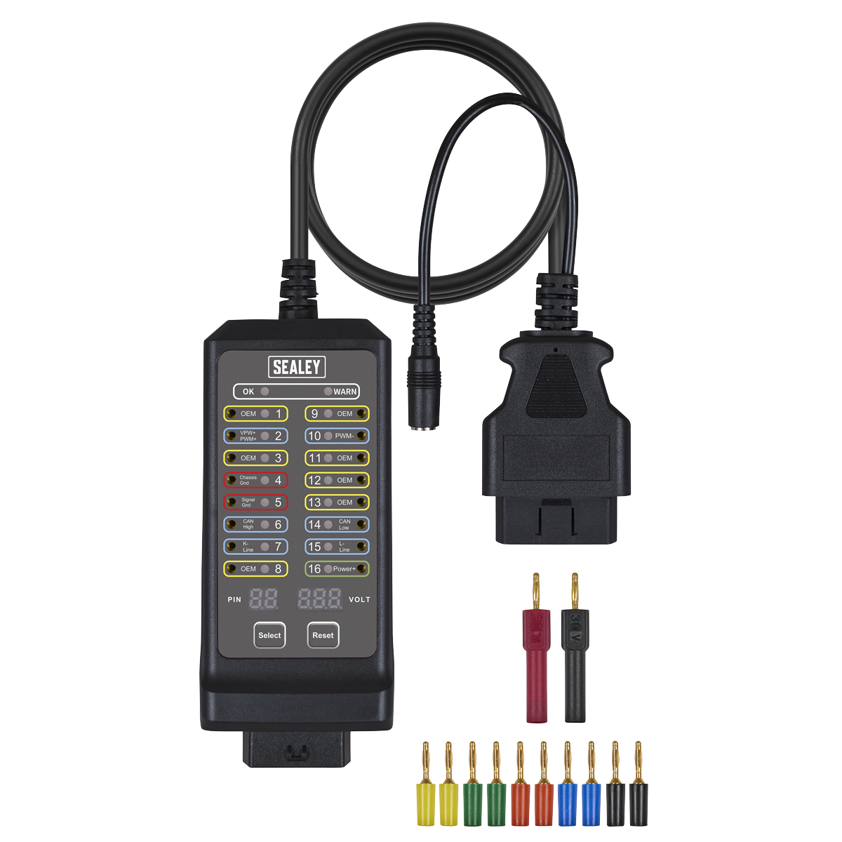 OBD Breakout Box 16-Pin 12V/24V