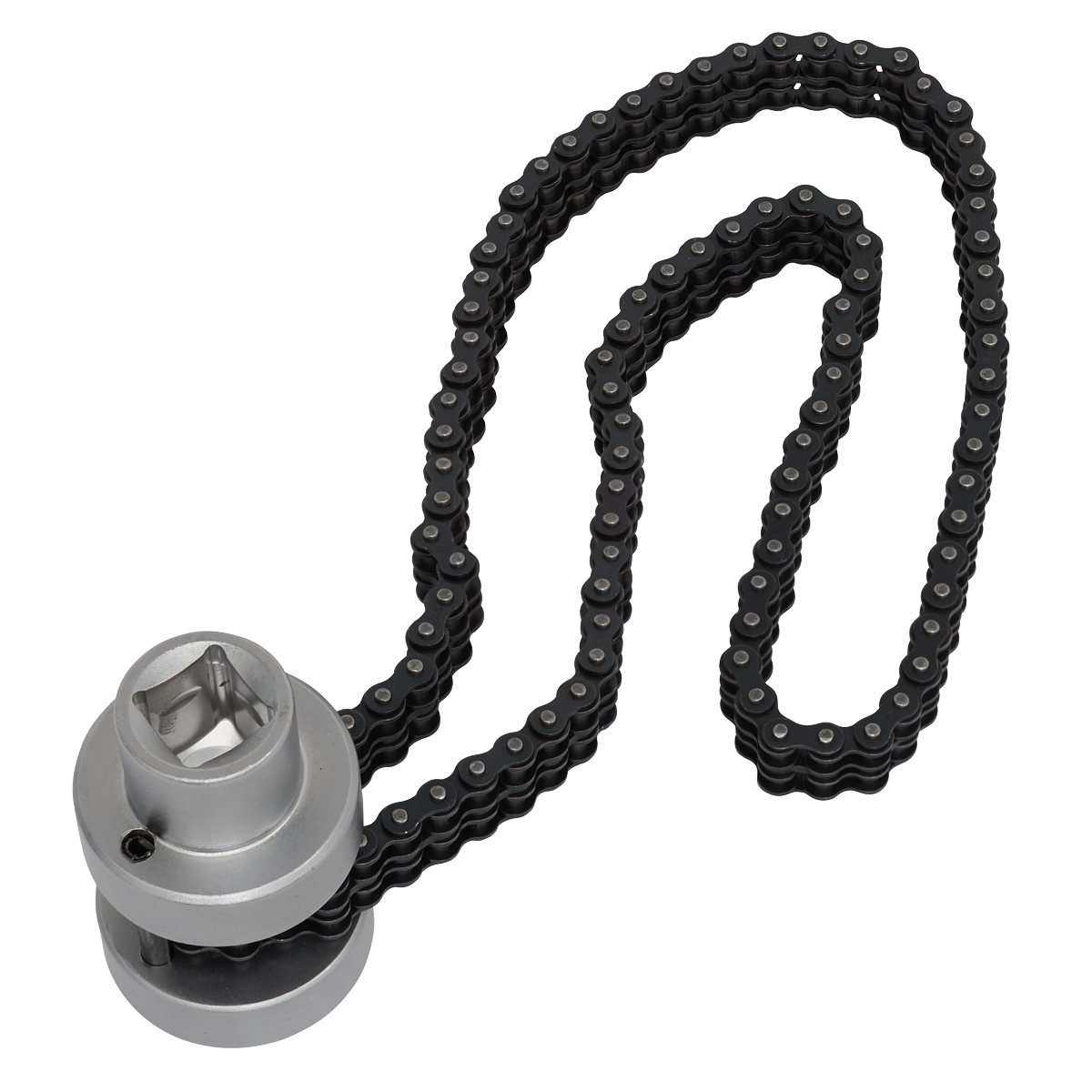 Oil Filter Chain Wrench 1/2"Sq Drive 60-115mm Capacity