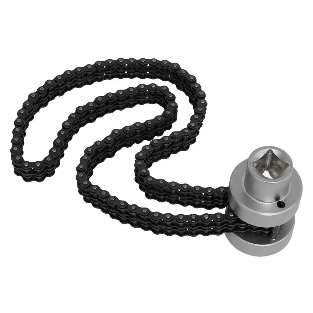 Oil Filter Chain Wrench 1/2"Sq Drive 60-115mm Capacity