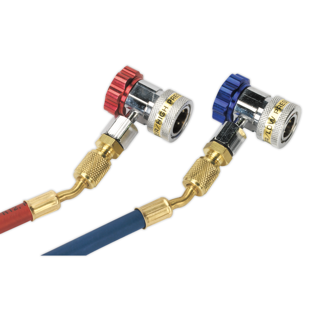 Air Conditioning System Manifold with Sight Glass
