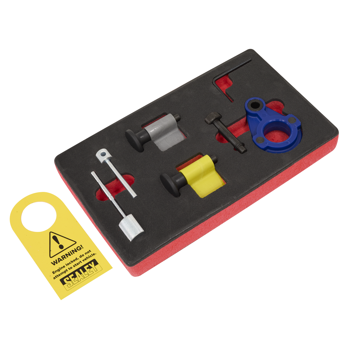 Diesel Engine Timing Tool Kit 1.2D/1.4D/1.6D/2.0D - for VAG, Ford & Mitsubishi - Belt Drive