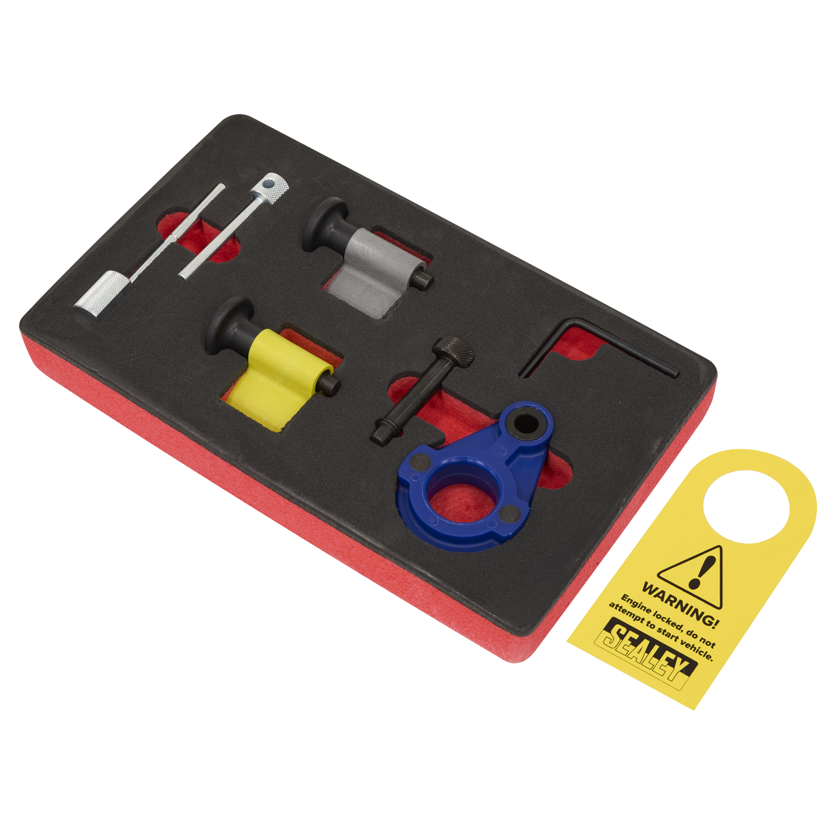 Diesel Engine Timing Tool Kit 1.2D/1.4D/1.6D/2.0D - for VAG, Ford & Mitsubishi - Belt Drive
