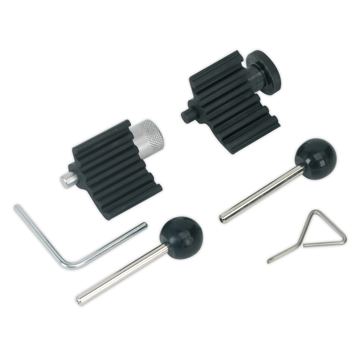 Diesel Engine Timing Tool Kit for VAG, Ford, Dodge, Mitsubishi 1.2D/1.4D/1.6D/1.9D/2.0D TDi Common Rail - Belt Drive