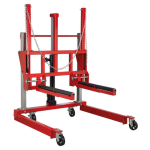 Wheel Removal Trolley with Adjustable Width 500kg Capacity