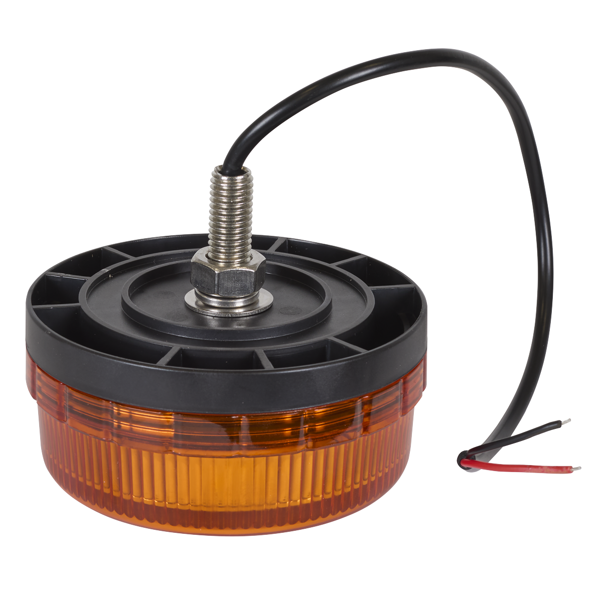 SMD LED Rotating Flashing Warning Beacon with 12mm Bolt Fixing 12V/24V