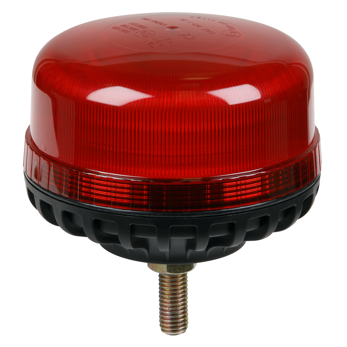 Warning Beacon with 12mm Bolt Fixing 36W SMD LED 12/24V - Red
