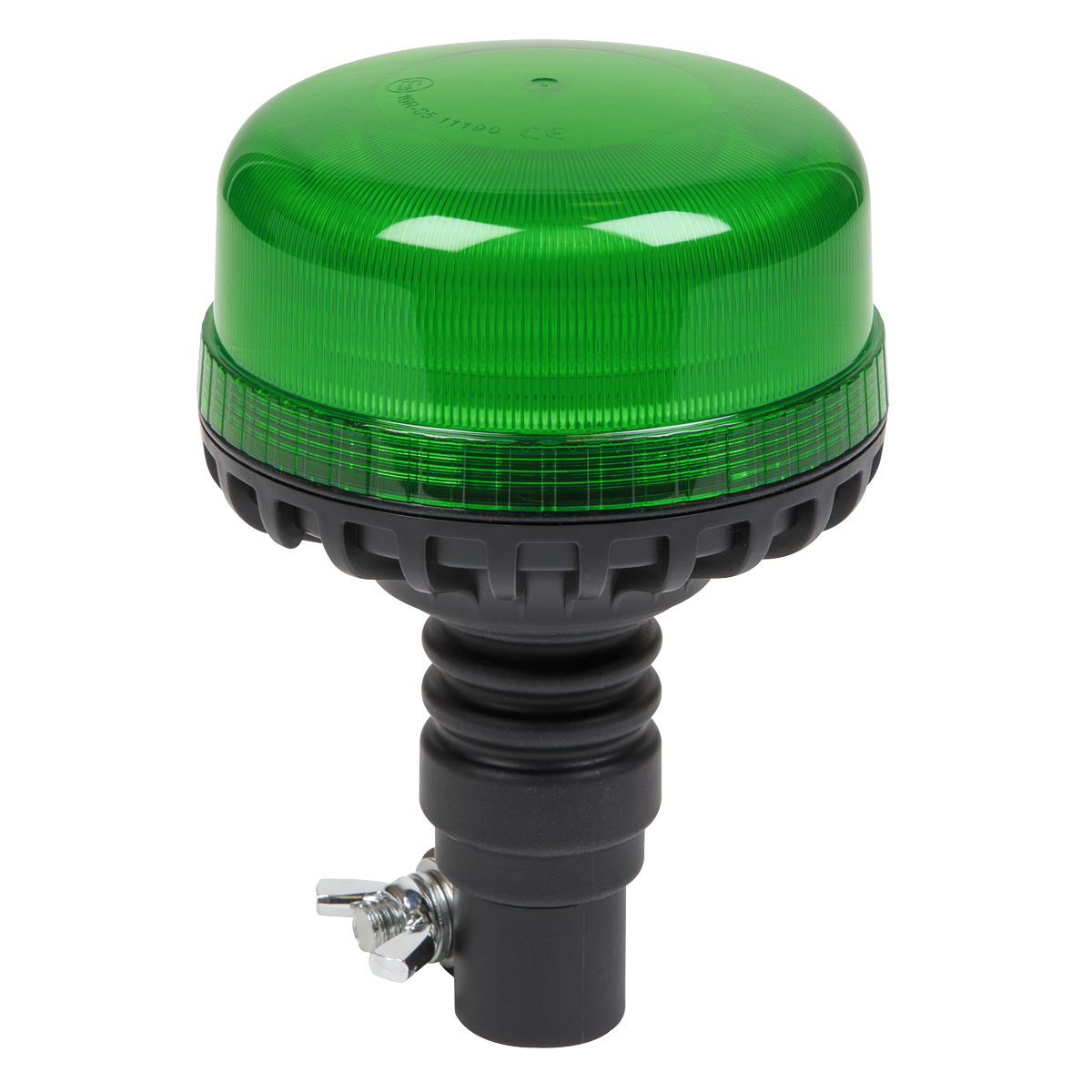 Warning Beacon with Flexible Spigot Fixing SMD LED 12/24V - Green