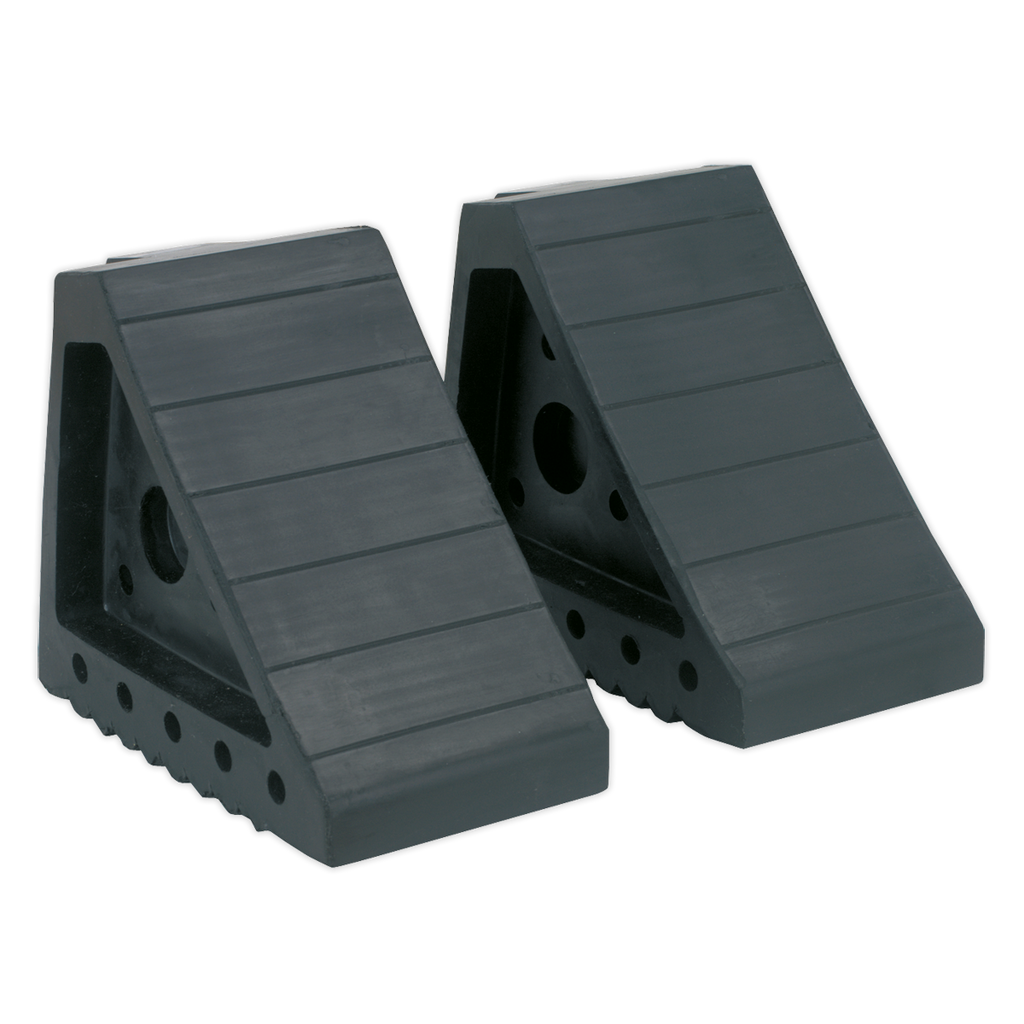 Rubber Wheel Chocks, Pair (WC01)