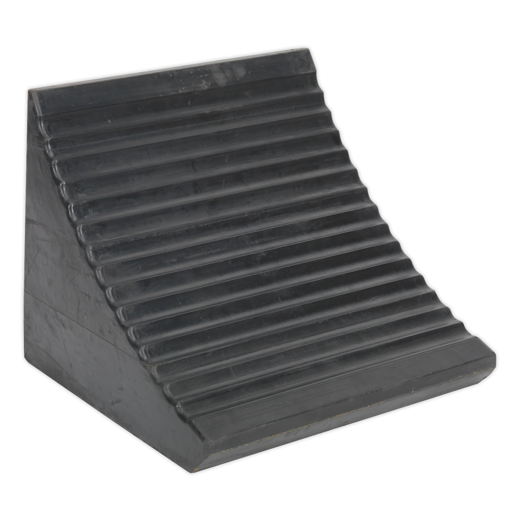 Heavy-Duty Rubber Wheel Chock, Single (WC12)