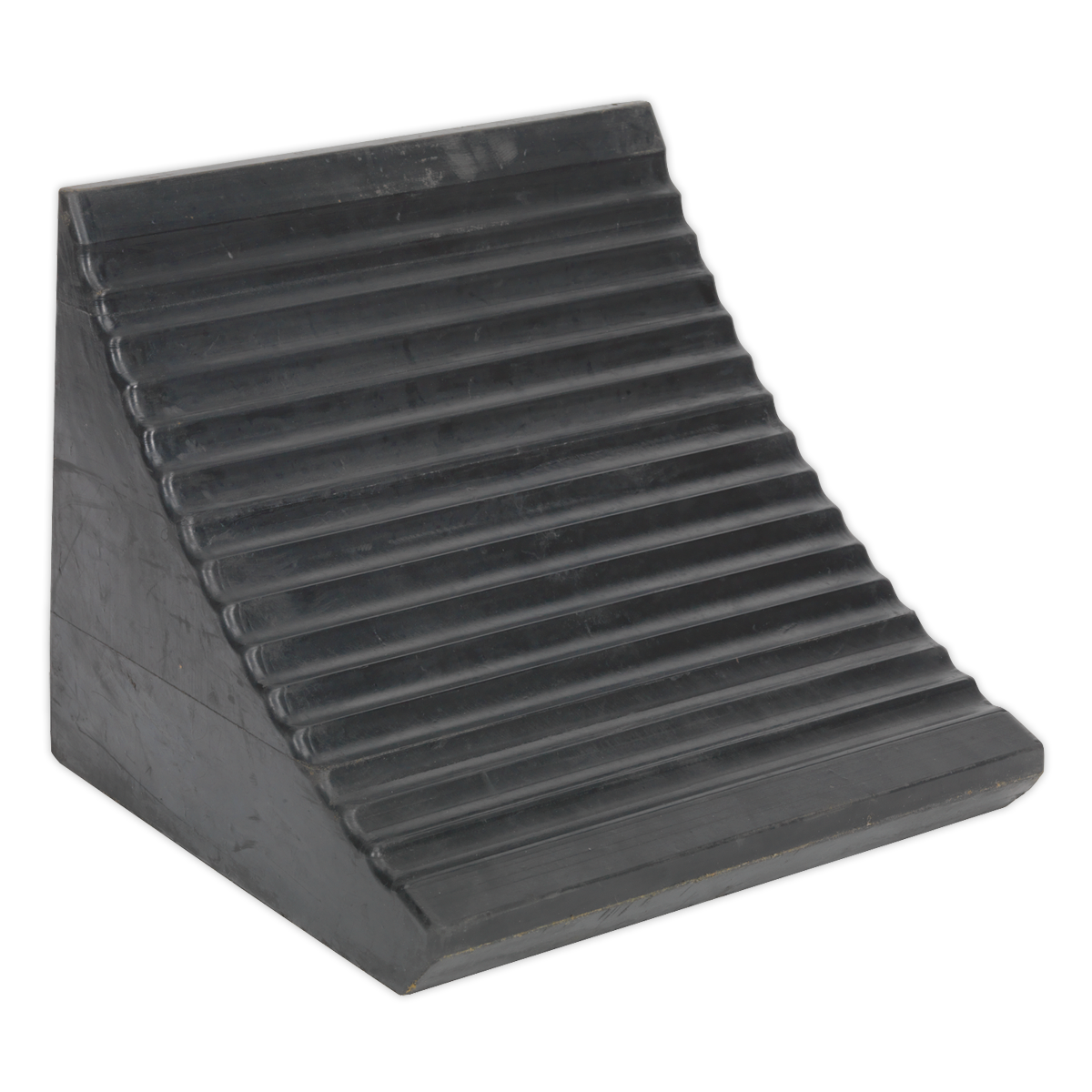 Heavy-Duty Rubber Wheel Chock, Single (WC12)