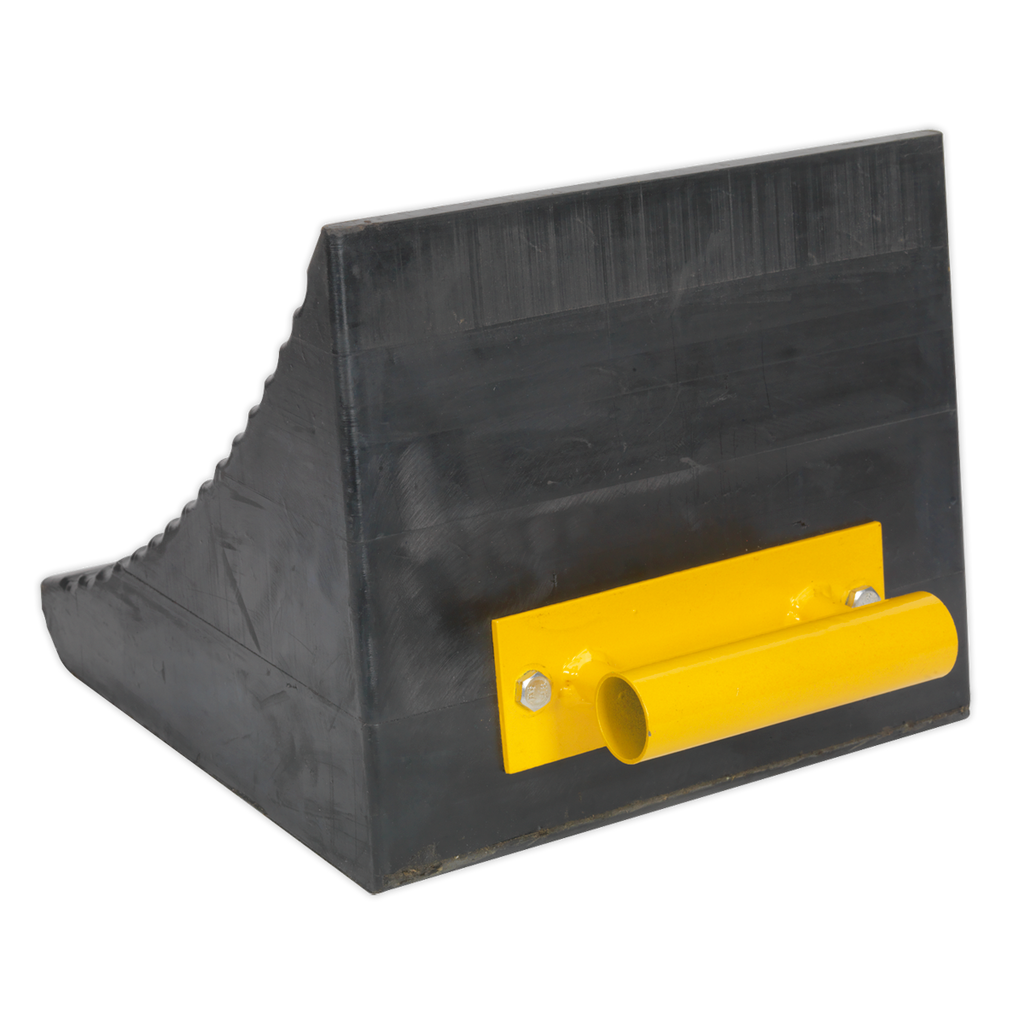 Heavy-Duty Rubber Wheel Chock, Single (WC12)