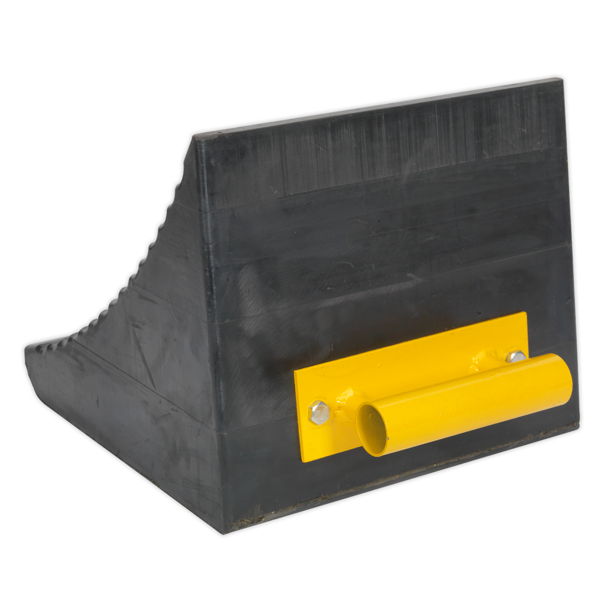 Heavy-Duty Rubber Wheel Chock, Single (WC12)