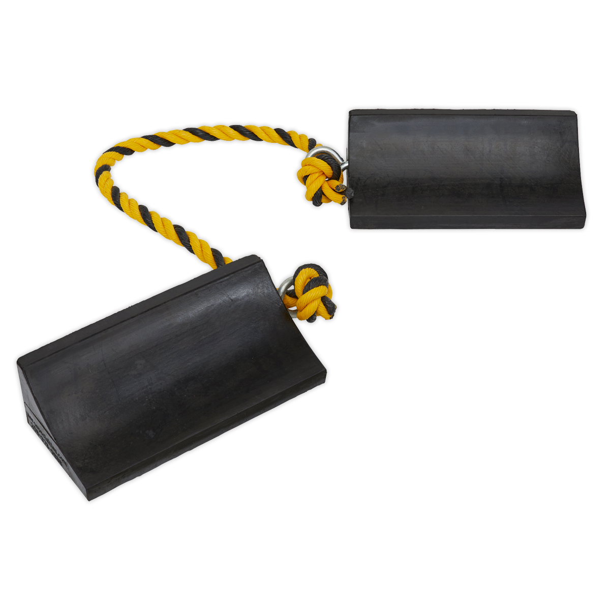 Heavy-Duty Rubber Wheel Chocks, Pair (WC16)