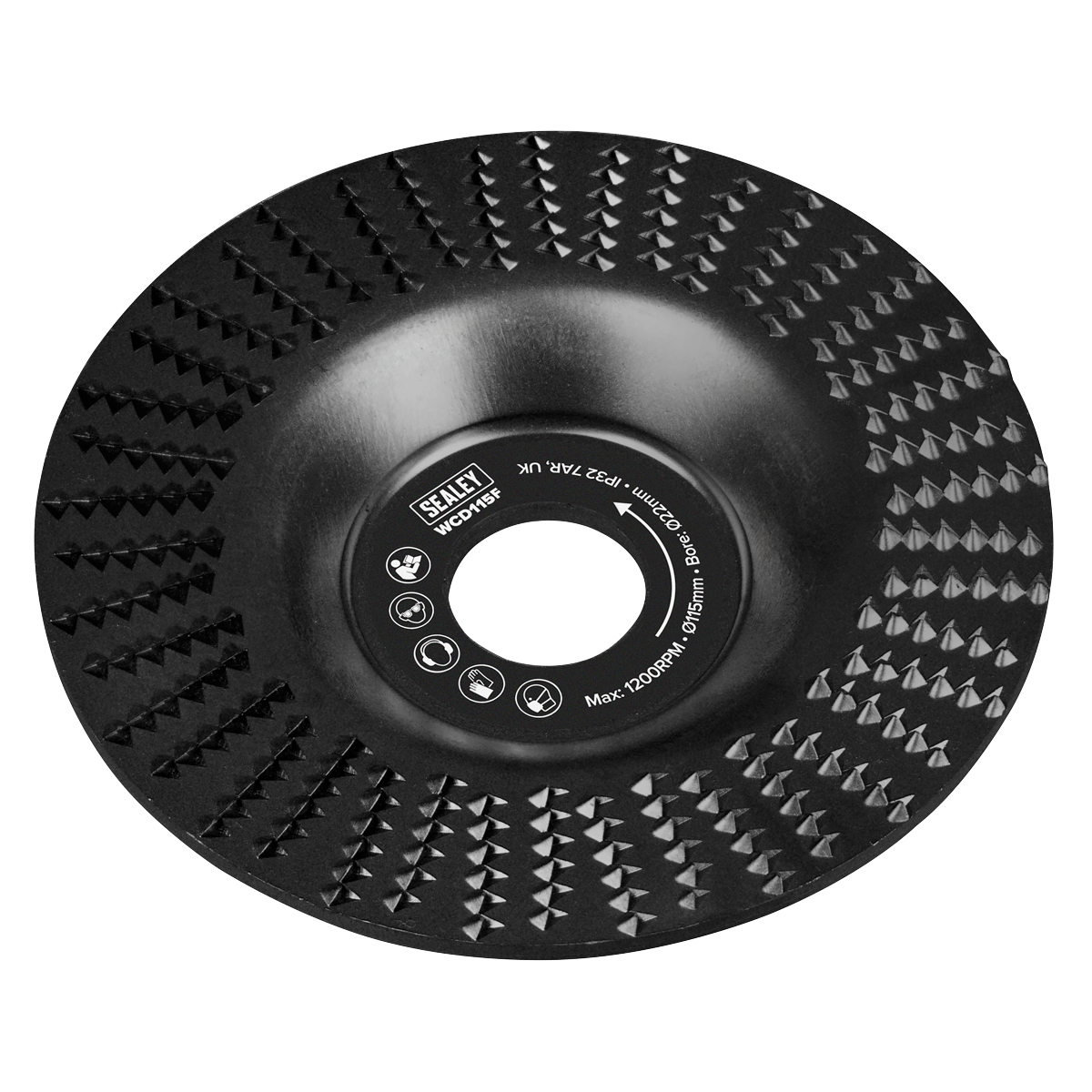 115mm Flat Shape Wood Carving Disc 22mm Bore