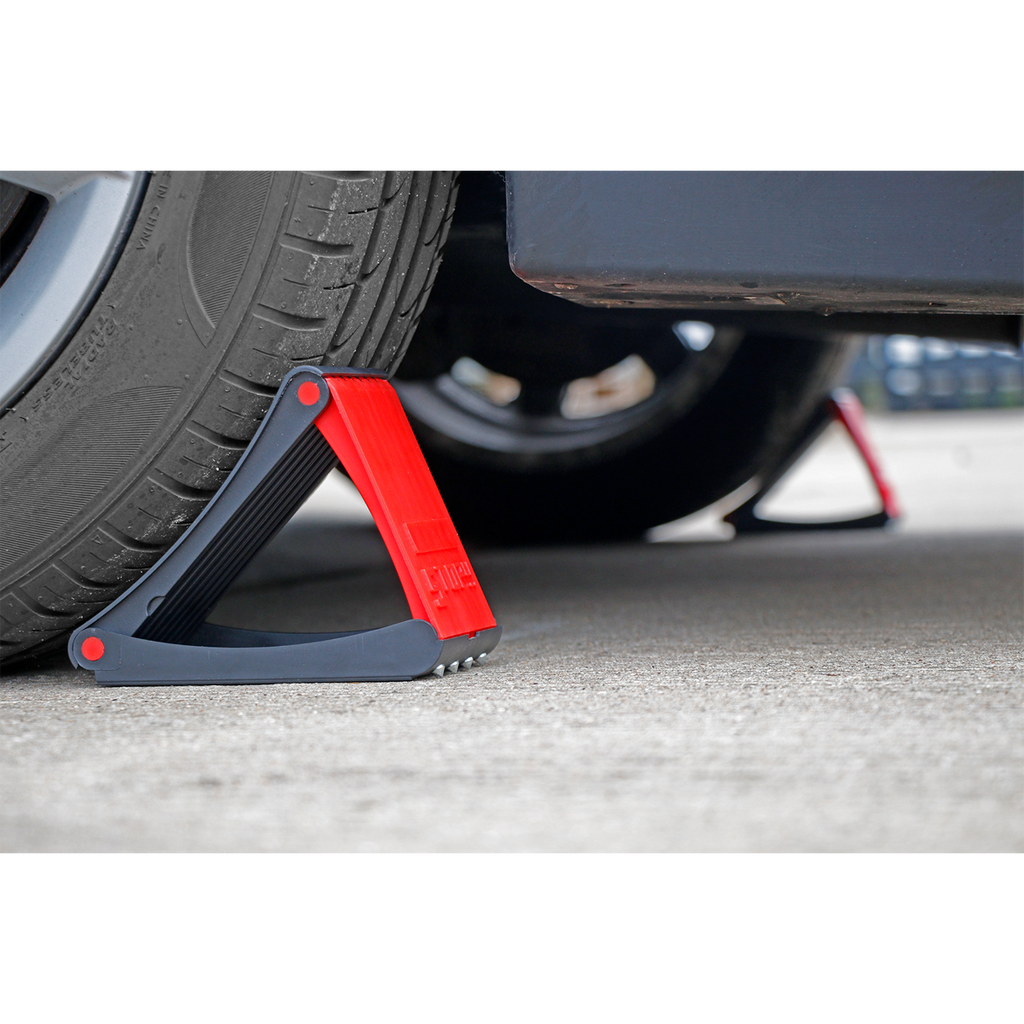 Folding Wheel Chocks, Pair (WCF01)
