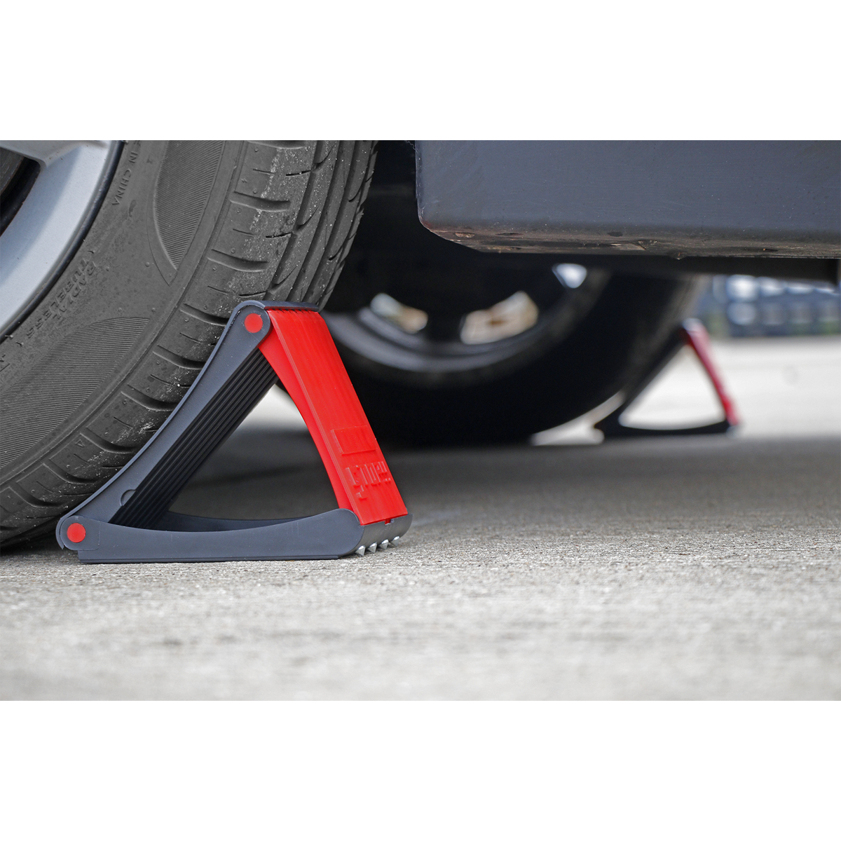 Folding Wheel Chocks, Pair (WCF01)