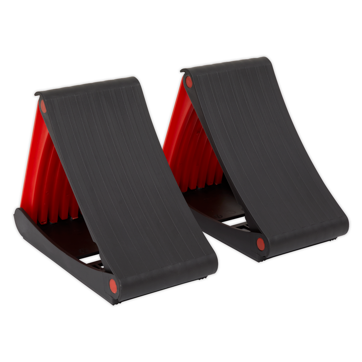 Folding Wheel Chocks, Pair (WCF01)