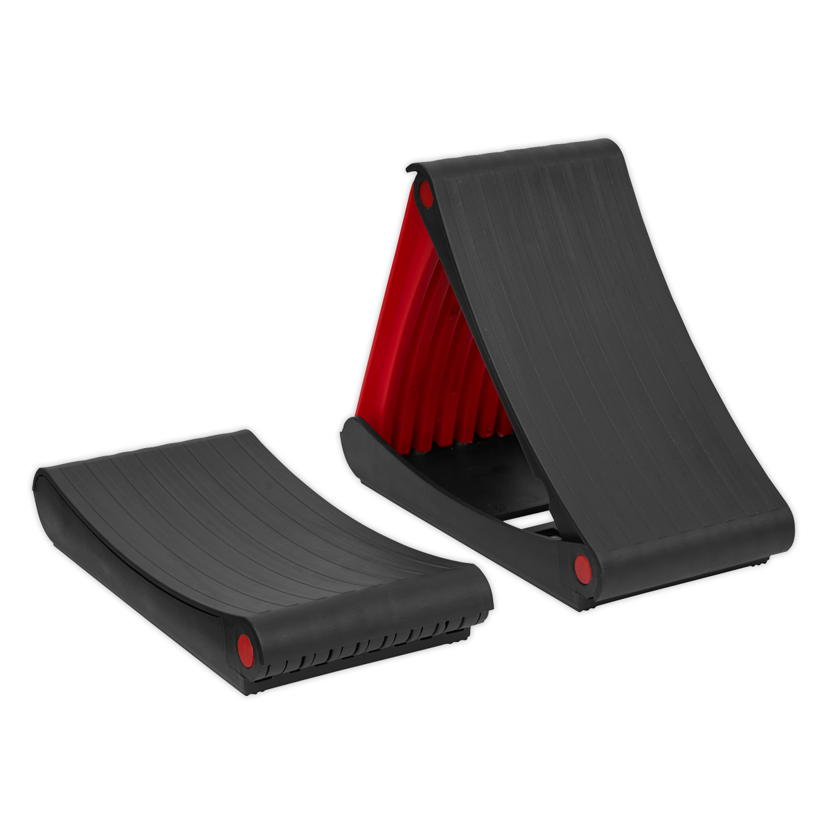 Folding Wheel Chocks, Pair (WCF01)