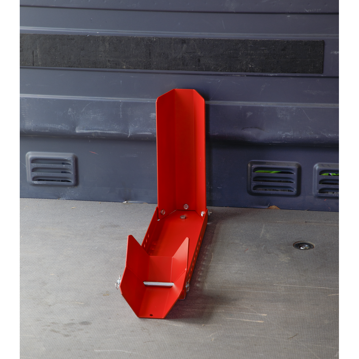 Bolt Down Motorcycle Roll-in Wheel Clamp