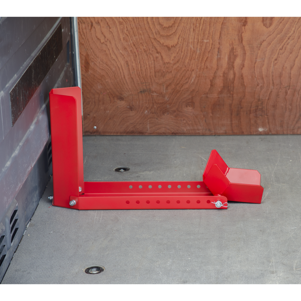 Bolt Down Motorcycle Roll-in Wheel Clamp