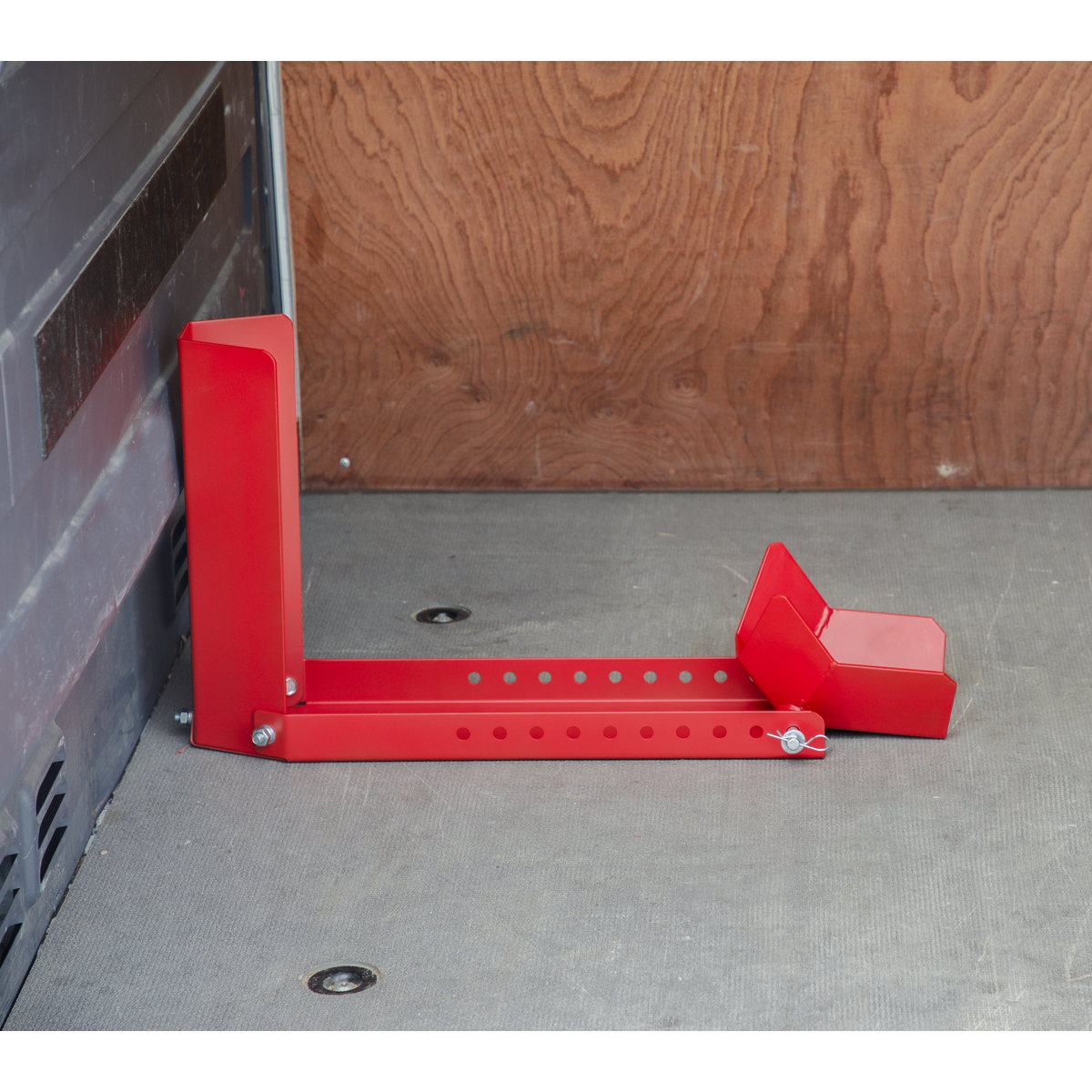 Bolt Down Motorcycle Roll-in Wheel Clamp