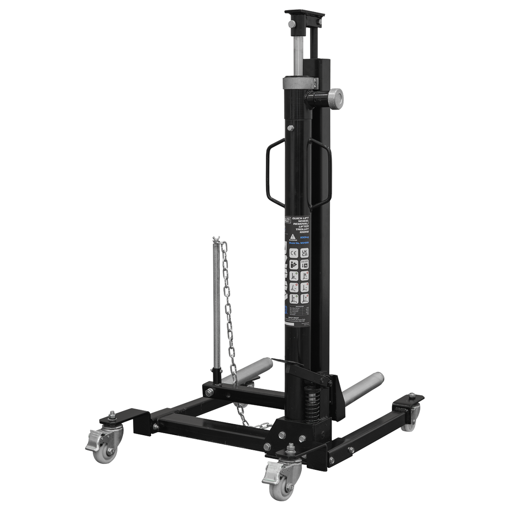 Viking Quick Lift Wheel Removal/Lifter Trolley 100kg Capacity (Factory Refurbished A)
