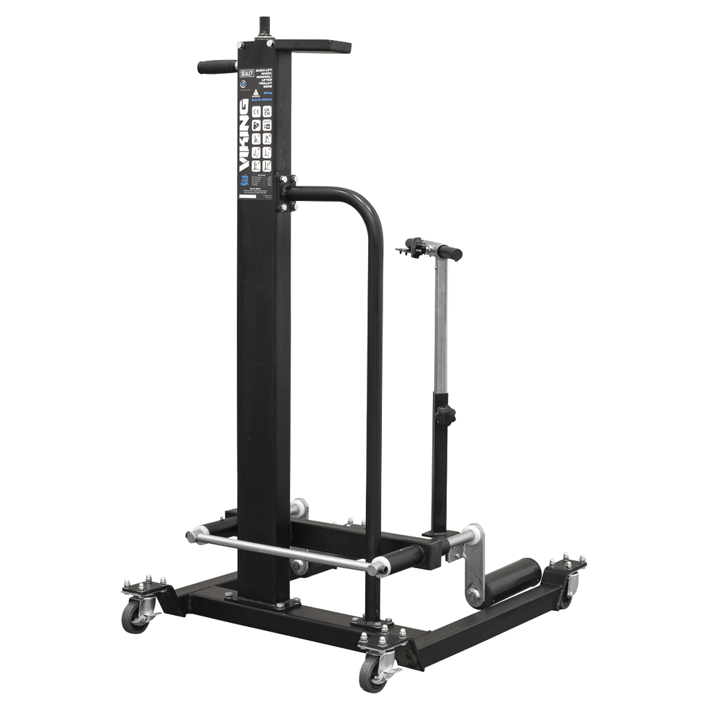 Viking Quick Lift Wheel Removal/Lifter Trolley, 50kg Capacity (WD50QLS) (Factory Refurbished B)